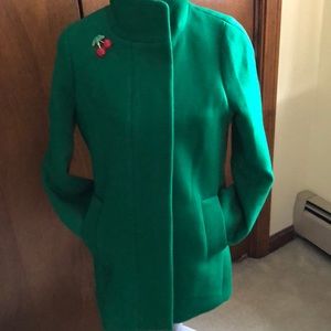 JCrew Green Coat
